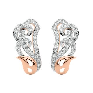 Perry Round Diamond Stud Earrings